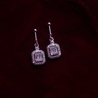 Dazzling Cubic Zirconia Drop Earrings