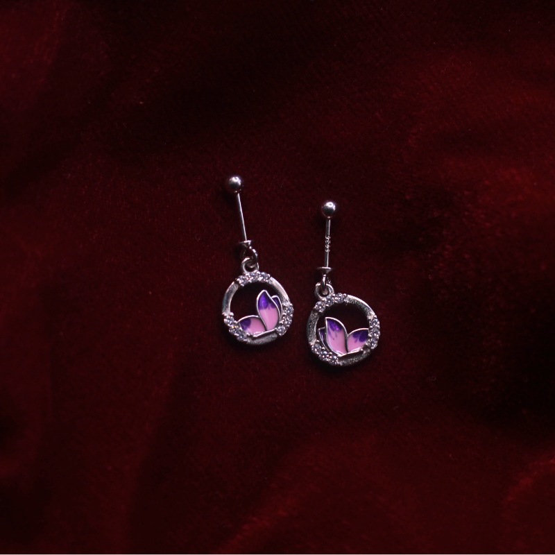 Pink & Purple Enamel bugdi