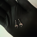 Minnie mouse bugdi with 925 silver