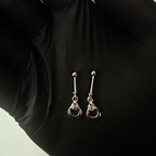 Dazzling  Multi-Color CZ "U" Shape bugdi