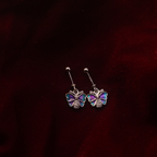 Teal butterfly bugdi