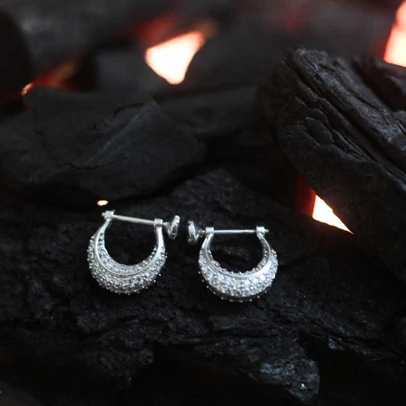 925 Silver CZ Bali for Men