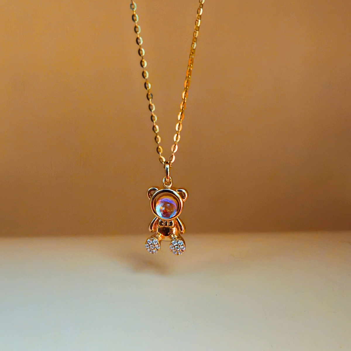 Reeva's ‘Buddy’ Pendant Necklace with Rose Gold