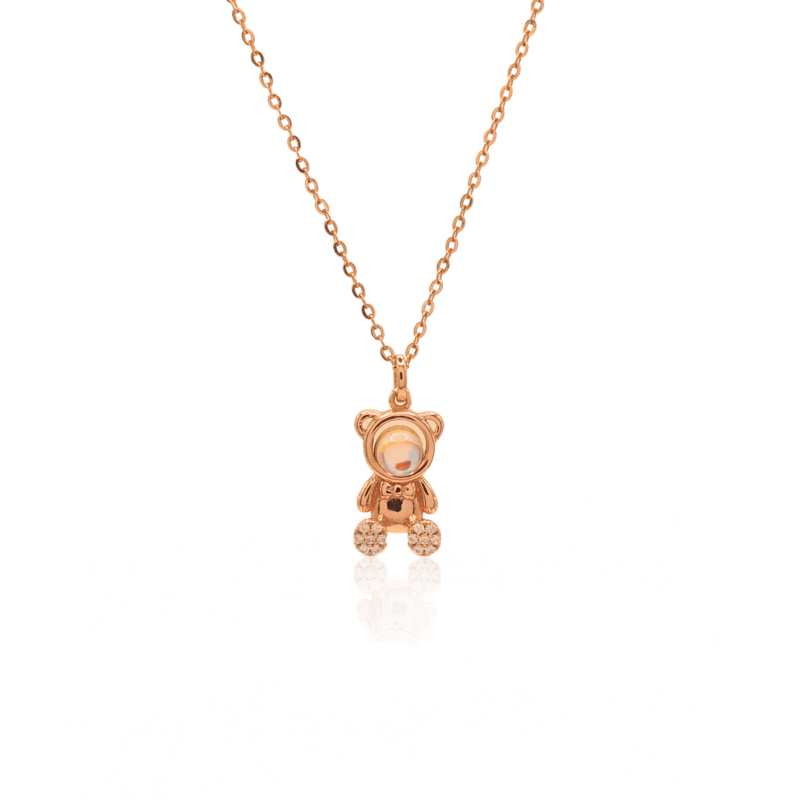 Reeva's ‘Buddy’ Pendant Necklace with Rose Gold
