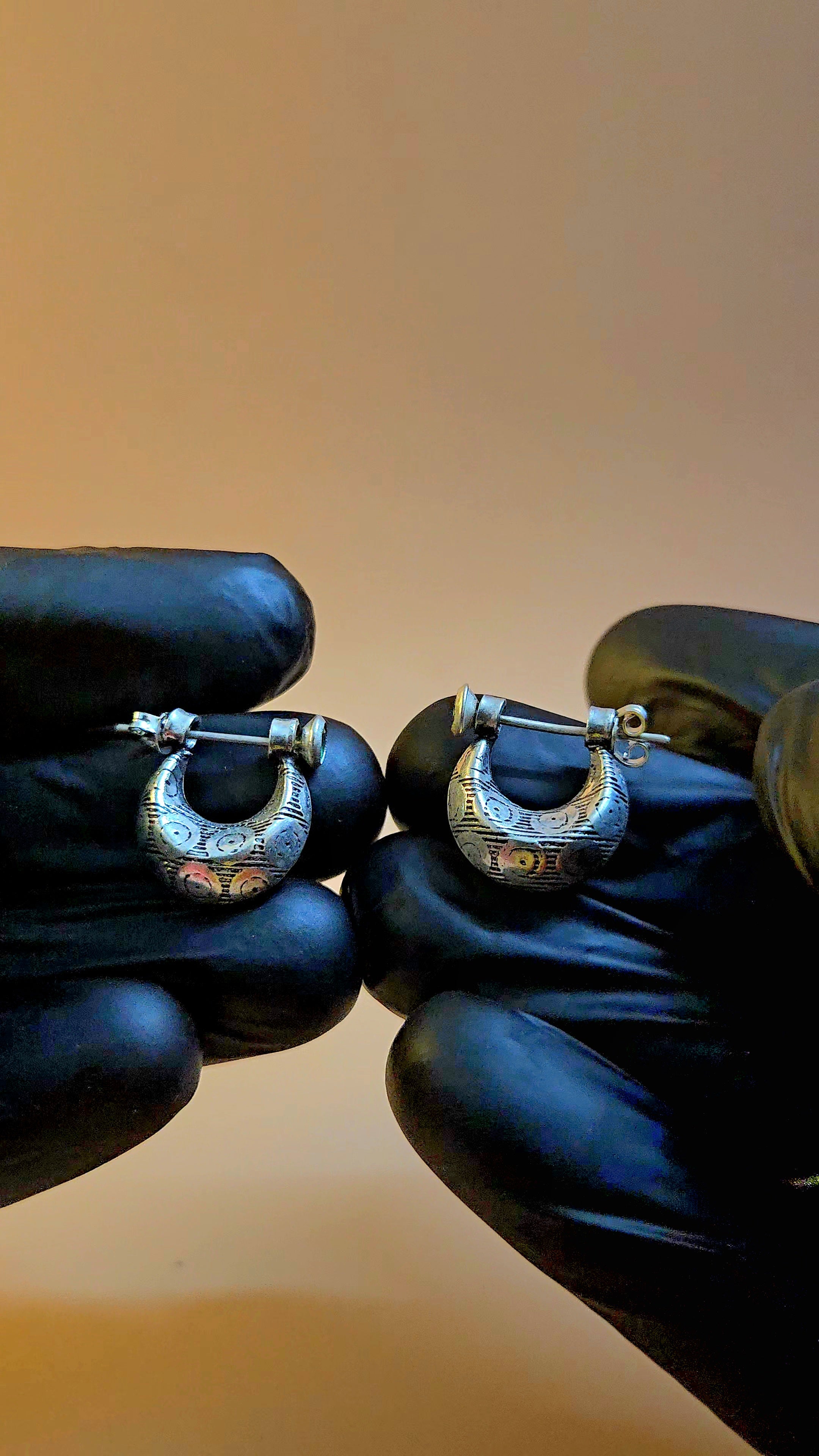 925 Oxidized Silver Tribal Bali for Men