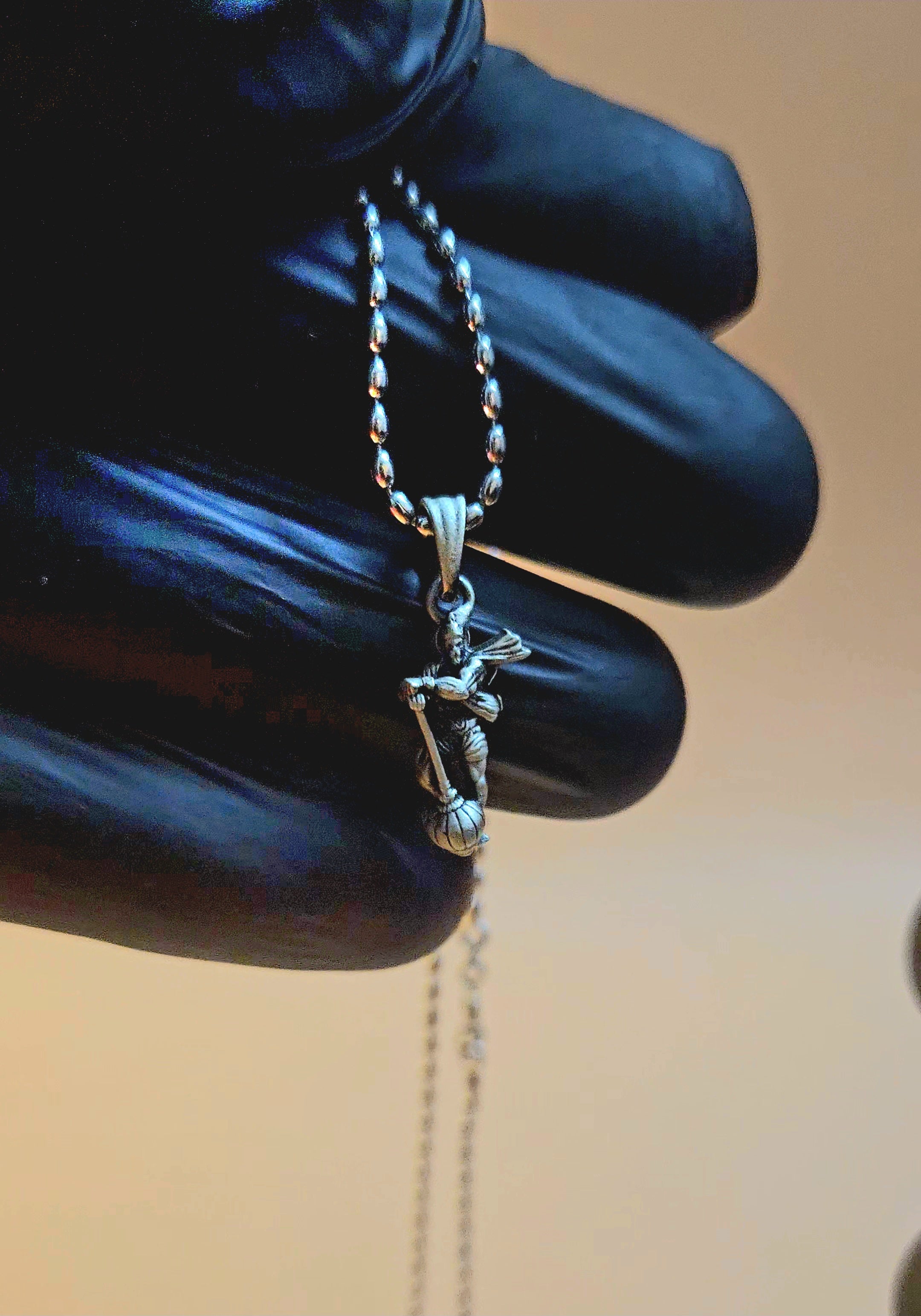 Divine 925 Sterling Silver Lord Hanuman Idol Pendant with Chain