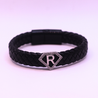 Leather alphabet(R) bracelet