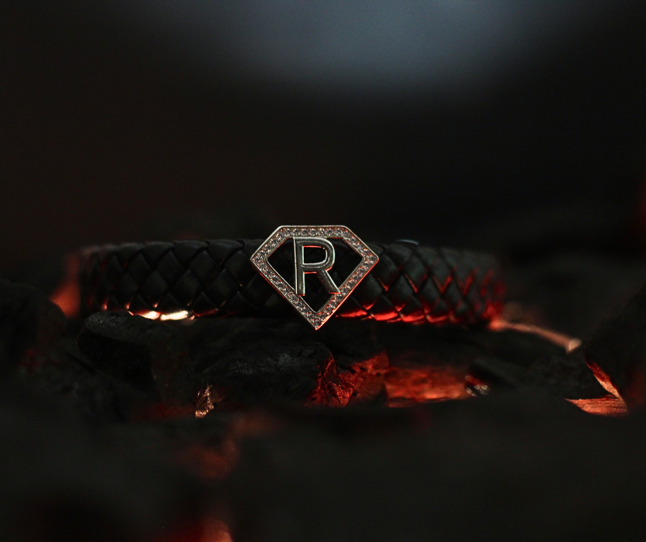 Leather alphabet(R) bracelet