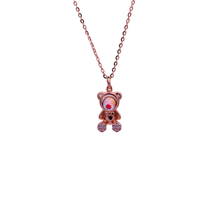 Reeva's ‘Buddy’ Pendant Necklace with Rose Gold