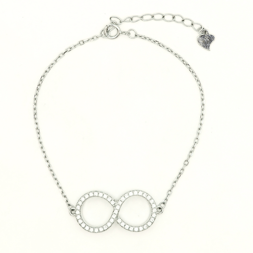 Reeva's 925 Sterling Silver Infinity Bracelet