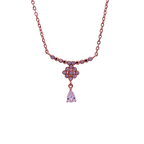 Reeva's 925 sterling silver Minimalist Pandal with rose gold