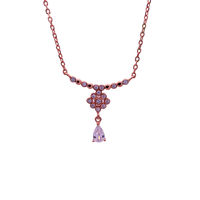 Reeva's 925 sterling silver Minimalist Pandal with rose gold