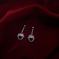 Minnie mouse bugdi with 925 silver