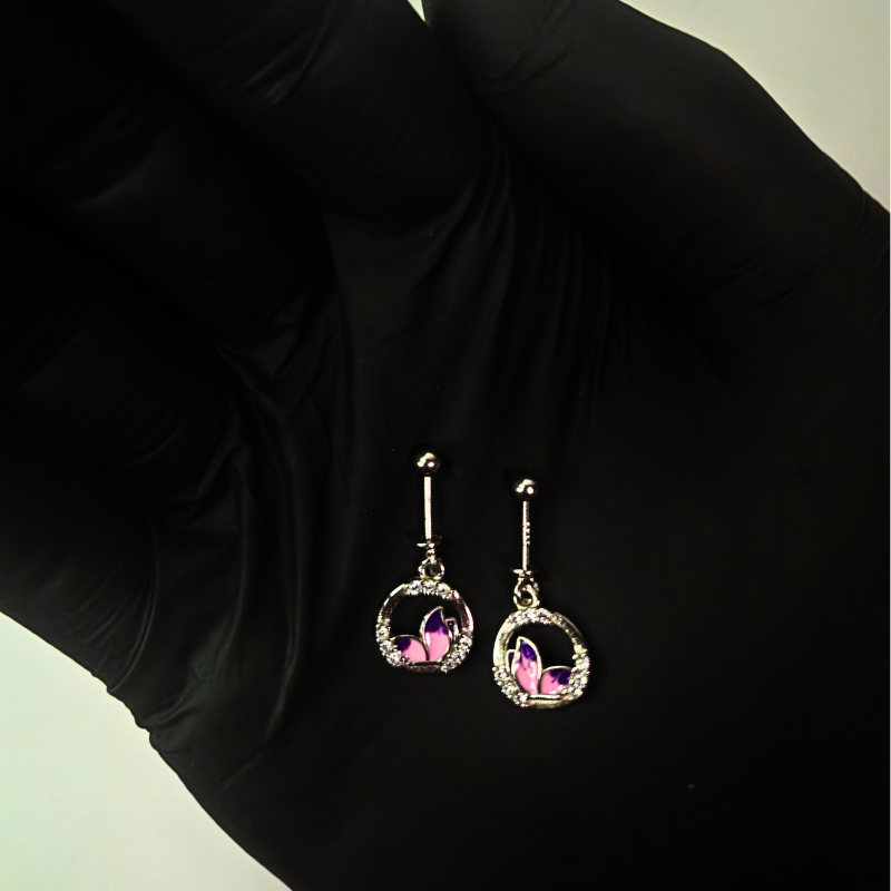 Pink & Purple Enamel bugdi
