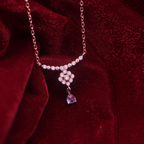 Reeva's 925 sterling silver Minimalist Pandal with rose gold