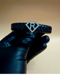 Leather alphabet(R) bracelet