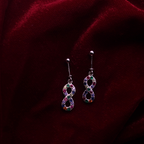 Multicolor Infinity Design 925 Silver Bugdi