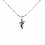 Divine 925 Sterling Silver Lord Hanuman Idol Pendant with Chain
