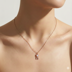 Reeva's ‘Buddy’ Pendant Necklace with Rose Gold