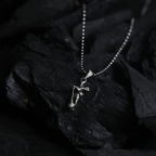 Divine 925 Sterling Silver Lord Hanuman Idol Pendant with Chain