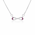 Blush Infinity Necklace