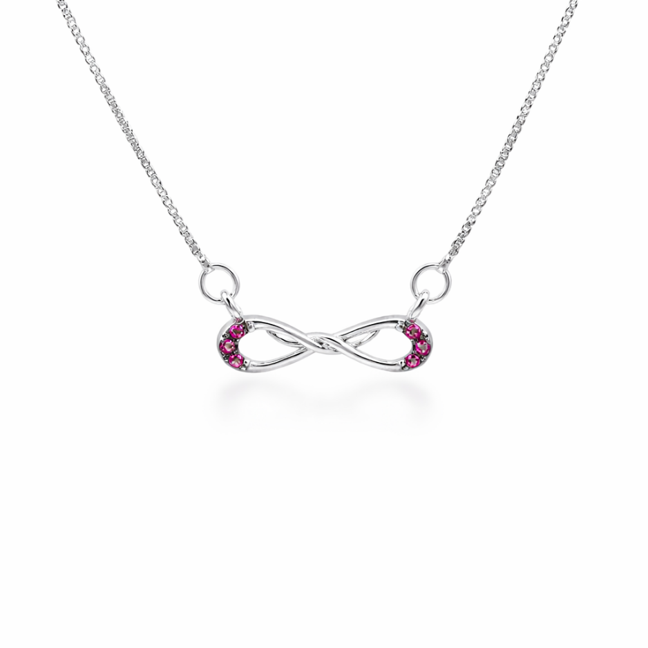 Blush Infinity Necklace