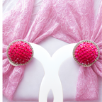 Reeva's CZ Earrings with Rosé Halo