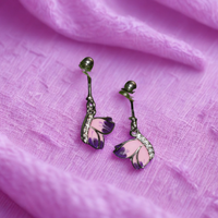 Butterfly glow purple-pink  Bugdi