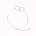 Reeva's 925 Sterling Silver Infinity Bracelet