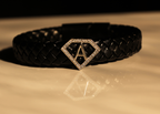 Leather alphabet(A) bracelet