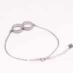 Reeva's 925 Sterling Silver Infinity Bracelet