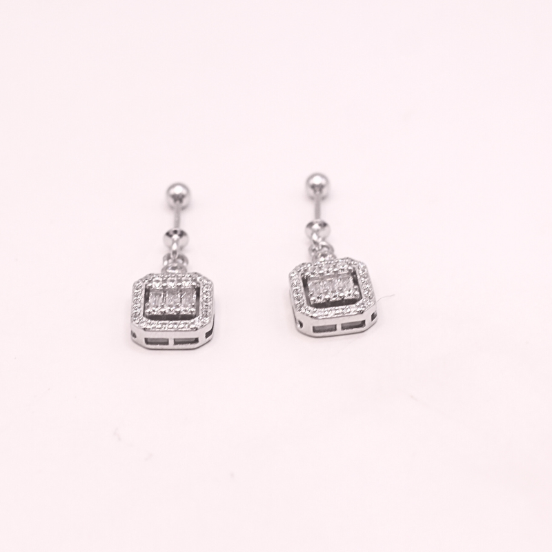 Dazzling Cubic Zirconia Drop Earrings