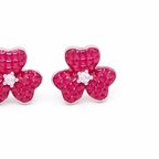 Reeva's CZ earring with Rosé Embrace