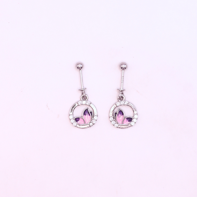 Pink & Purple Enamel bugdi