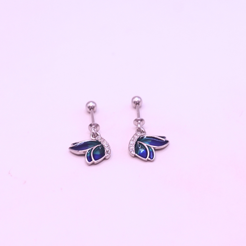 Butterfly glow blue Bugdi