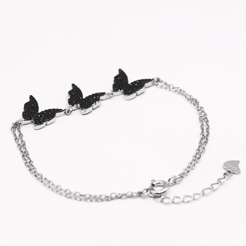Reeva's 925 Sterling Silver Butterfly Bracelet