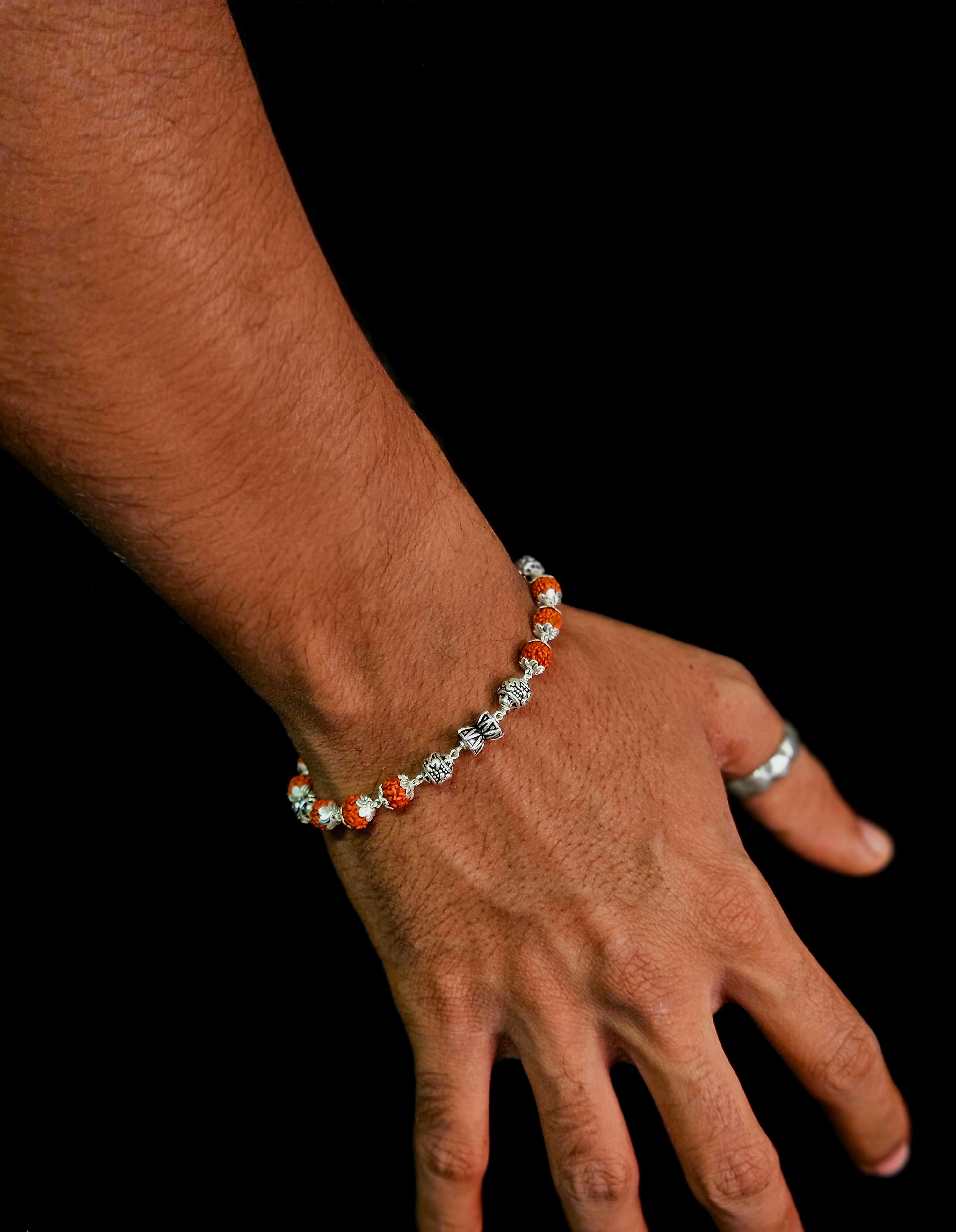 rudrax bracelet for men