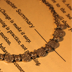 Reeva's 925 Sterling Silver Curved Shaped Diamond Bracelet