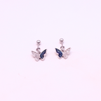 Crystal Breeze Butterfly Earrings