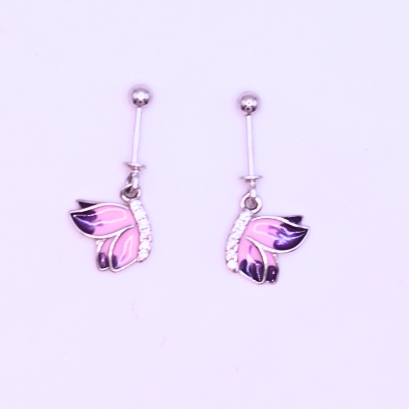 Butterfly glow purple-pink  Bugdi