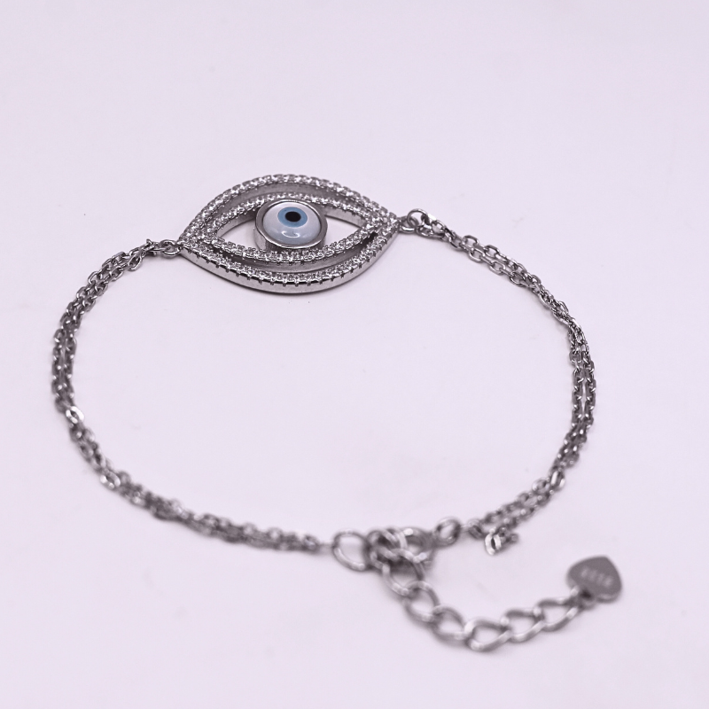 Reeva's 925 sterling silver Evil Eye Bracelet