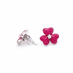 Reeva's CZ earring with Rosé Embrace