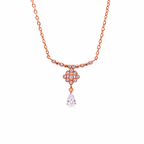 Reeva's 925 sterling silver Minimalist Pandal with rose gold