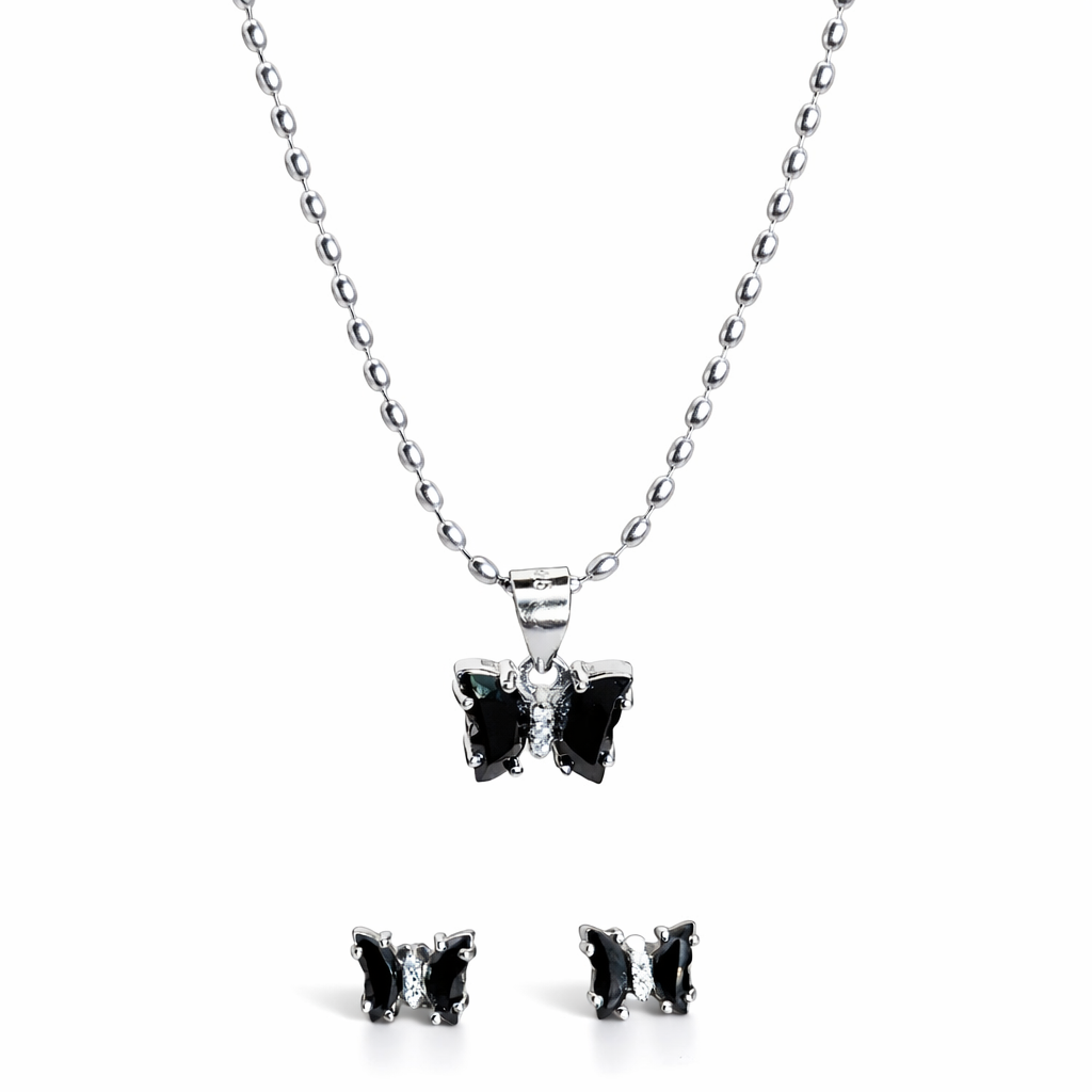 Reeva's 925 sterling silver Butterfly Pandal Set