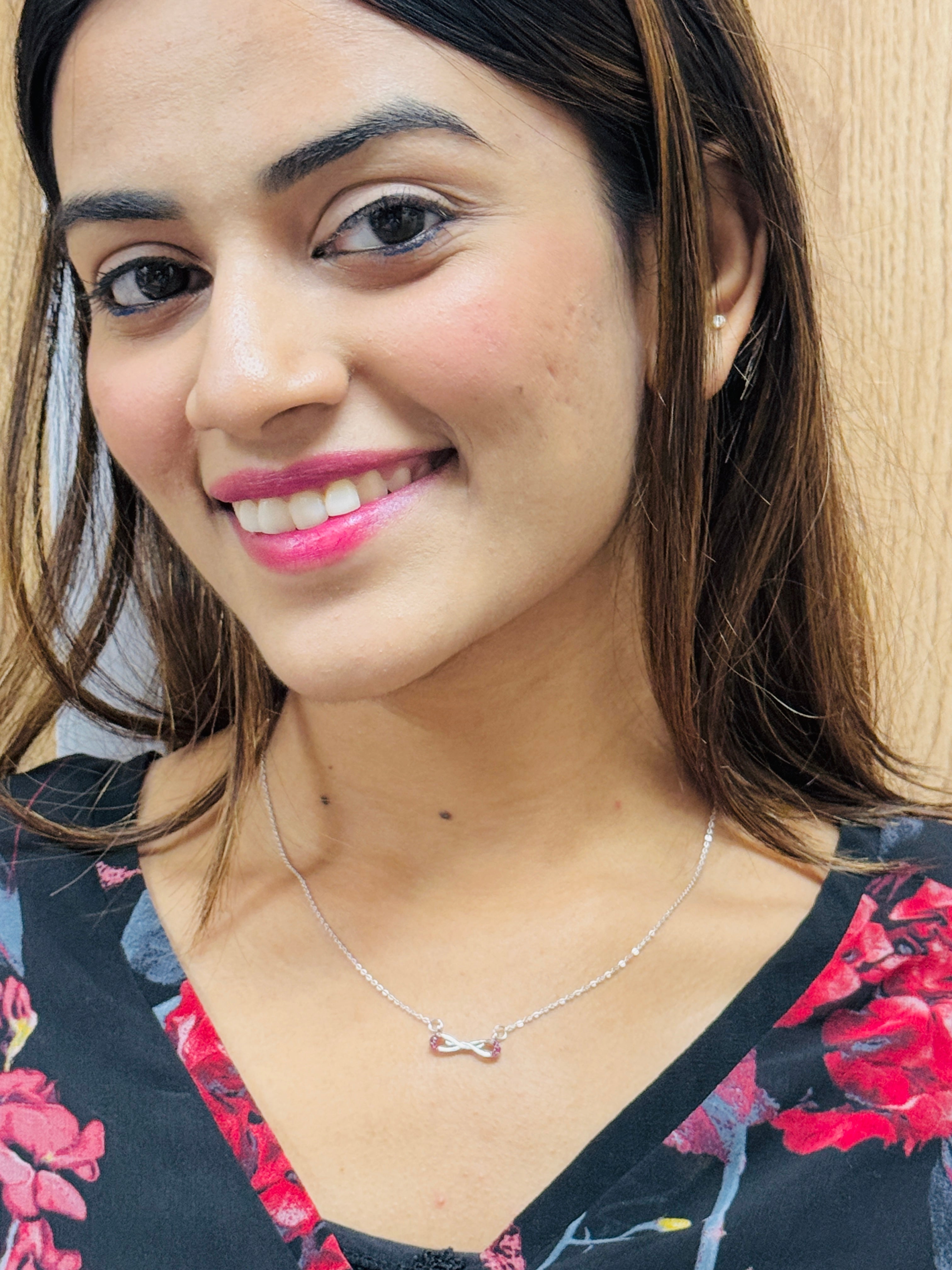 Blush Infinity Necklace