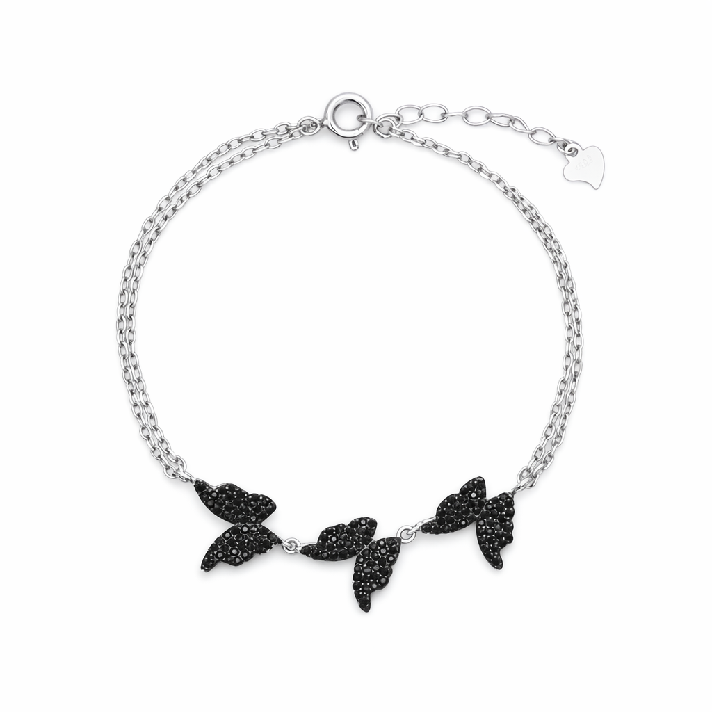Reeva's 925 Sterling Silver Butterfly Bracelet