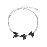 Reeva's 925 Sterling Silver Butterfly Bracelet