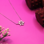 Reeva's 925 sterling silver White Flower nacklace