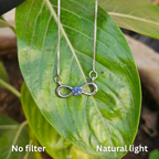 Forever Blue Infinity Necklace