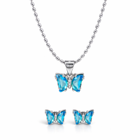 Reeva's 925 sterling silver Butterfly Pandal set